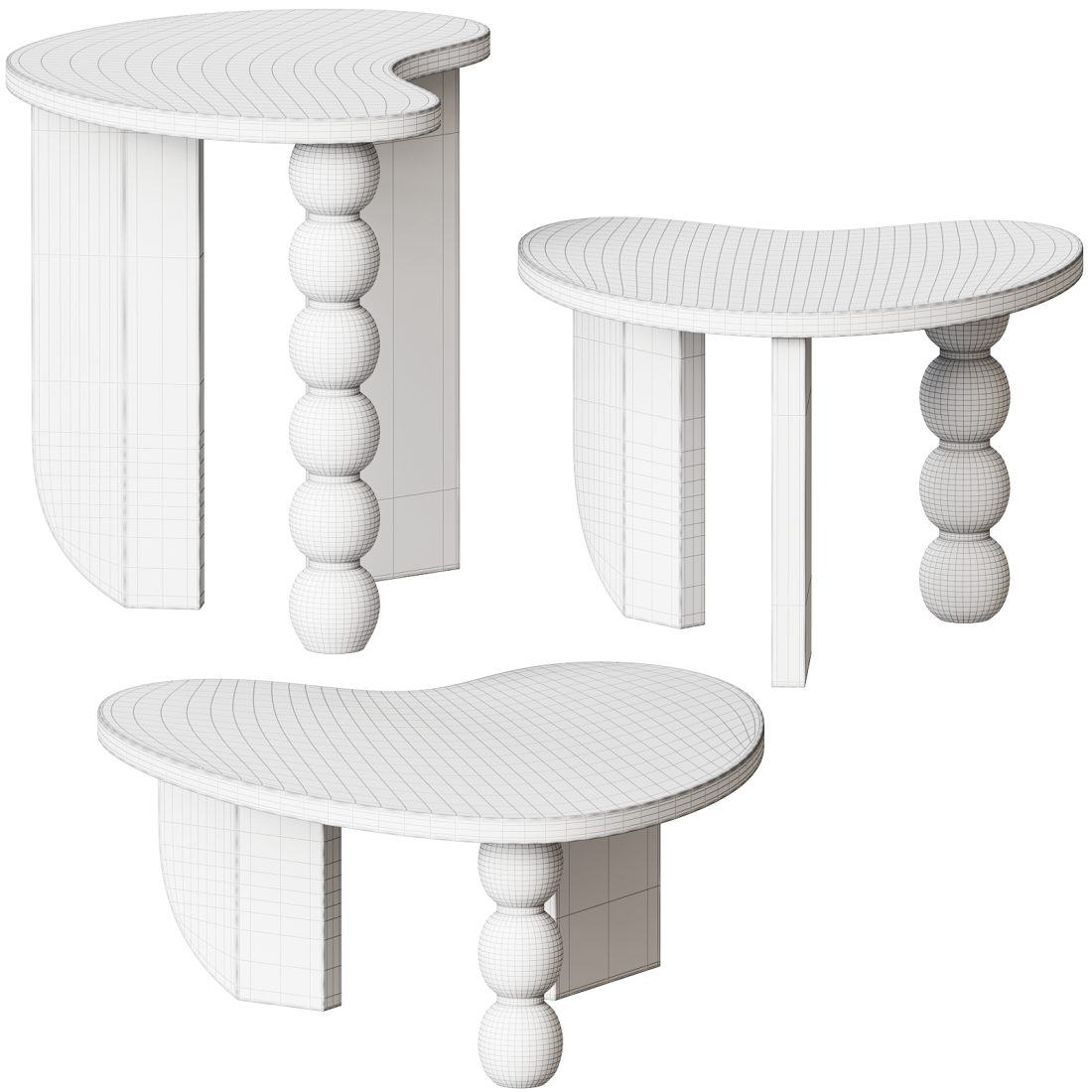 Mogens Coffee Tables 3D Model for Corona | CGMood