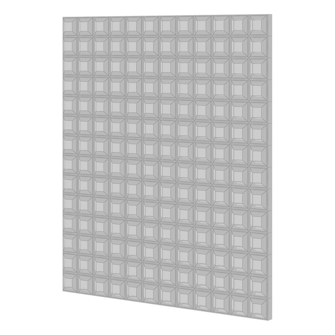 Decorative Glass Partitions Made Of Textured Block 3D Model for Corona ...