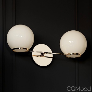 O&g Contrapesso Led Double Sconce