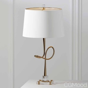 Hensley  Gold-clear Table Lamp