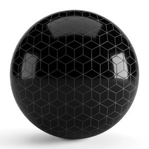 Black Hexagon Tiles