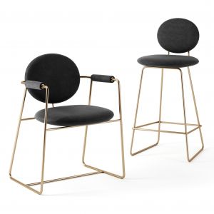 Gemma Chair And Bar Stool By Baxter