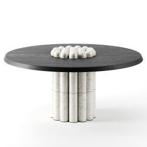 Raku-yaki Dining Table By Emmanuelle Simon