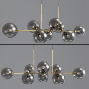 Staggered Glass Chandelier