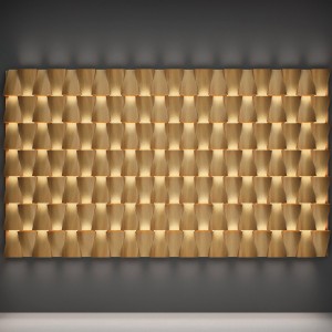 3 D Wood Panel With Backlight