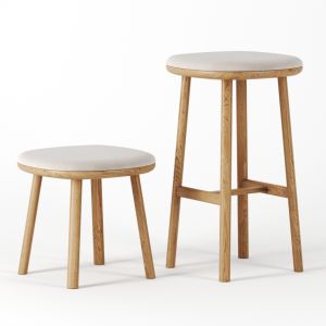 Palmo Stools By Cantarutti