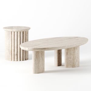 Coffee Tables Set By Mcguire Furniture