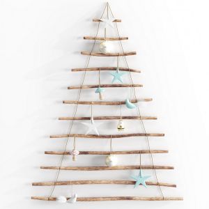 Adairs Hanging Branch Christmas Tree 3d Model