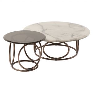 Trussardi Casa Oval Coffee And Side Table