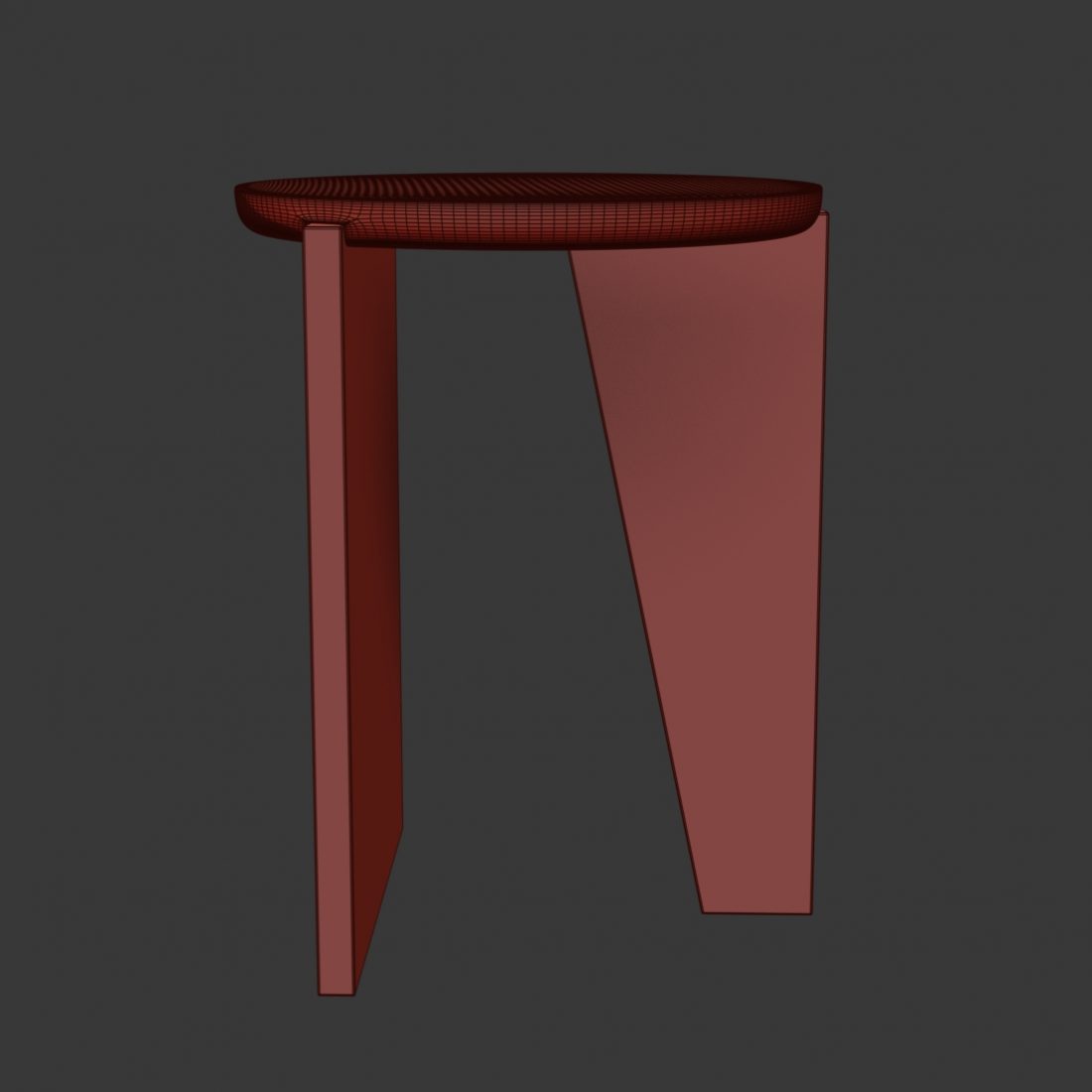 Wu Side Table By Egg Collective 3D Model for Corona | CGMood