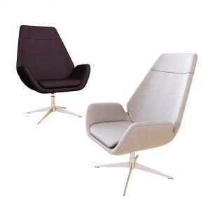 Conexus High Back Upholstered Lounge Chair
