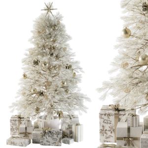Christmas Decoration 01 - Christmas White Tree