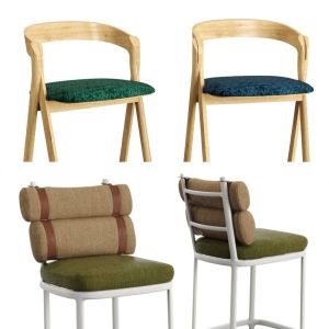Furniture set_ stools_collection_002