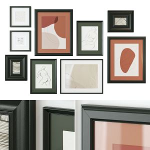 Abstract Painting Gallery Wall