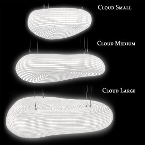 David Trubridge Cloud Pendant Lamp