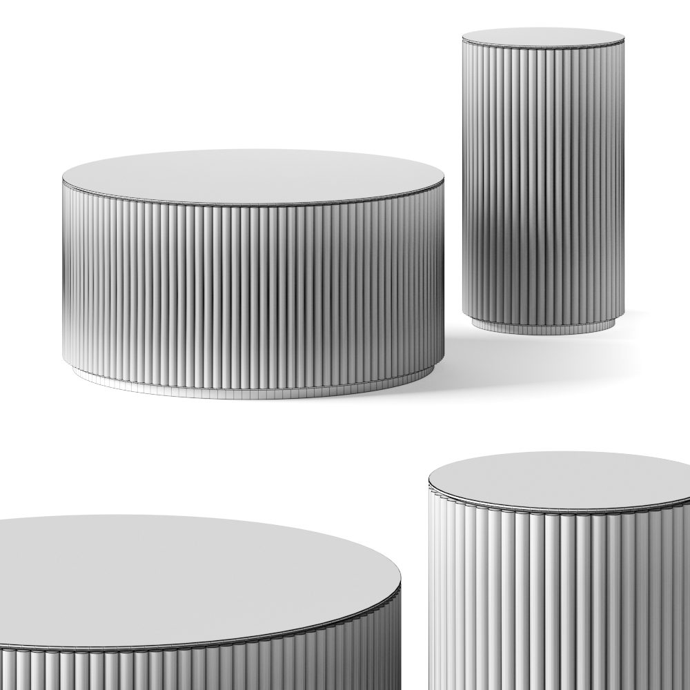 Asplund Grand Palais Coffee Tables 3D Model for VRay, Corona | CGMood