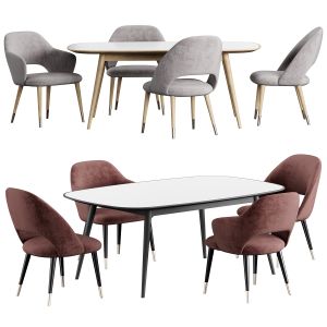 Her 042 G Table Roma Chair