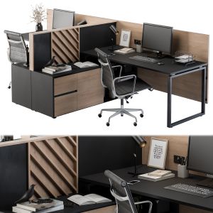 Office Furniture - Employee Set 06