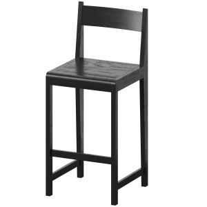 Bar Chair 01 Ash Black Wood - Frama