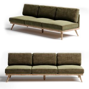 Tilly Sofa In Romo Loden By Bd Studio