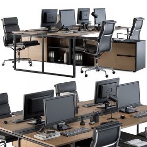 Office Furniture - Employee Set 13