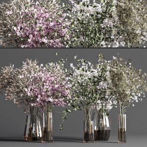 Indoor Plants 14 - Plants Bouquet In Glass Vase