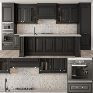 Kitchen Neoclassic - Dark Gray Set 20