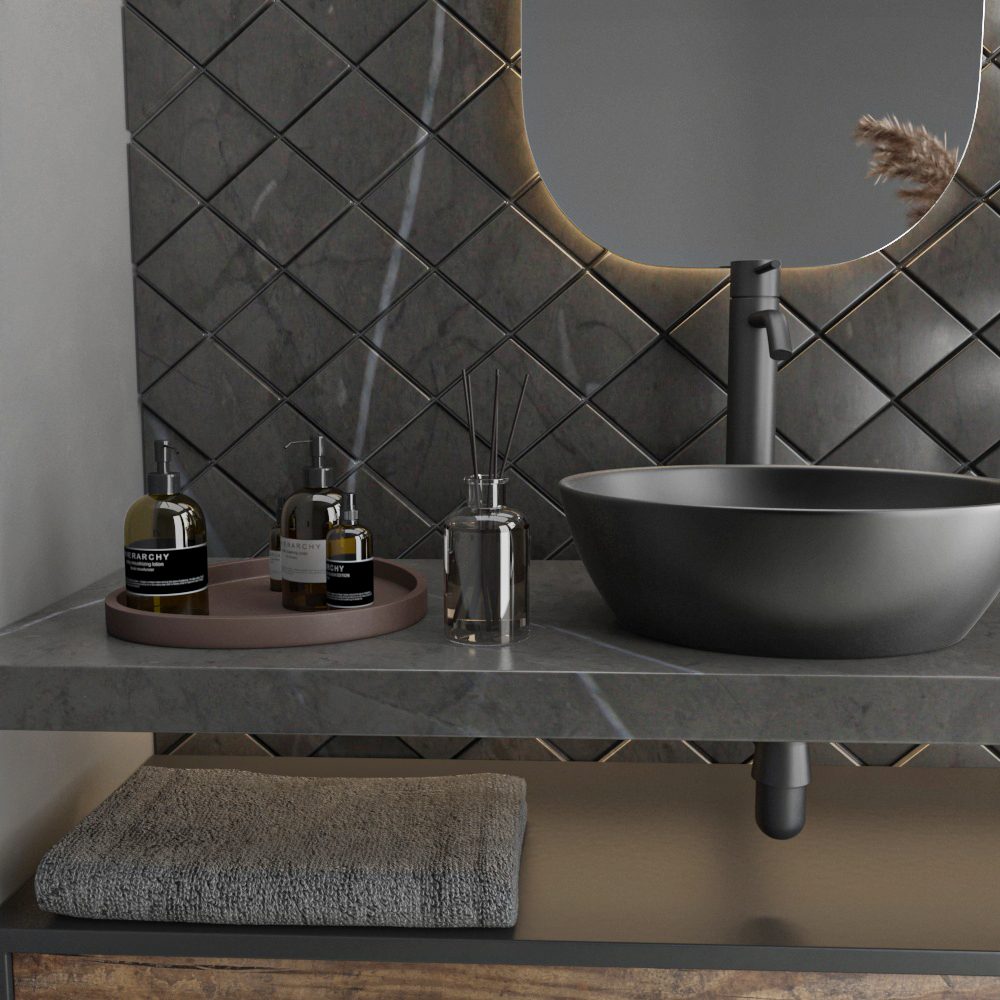 Modern Bathroom Set 23 - 3D Model for VRay, Corona