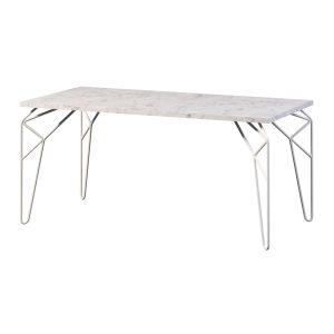 Mitjorn Rectangular steel garden table