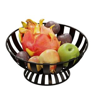 Stripe Fruit Bowl Set 01