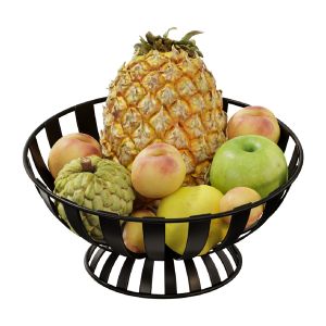 Stripe Fruit Bowl Set 02