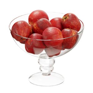 Glass Footed Fruit Set 04