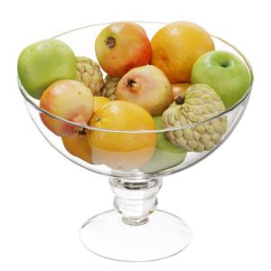 Glass Footed Fruit Set 09