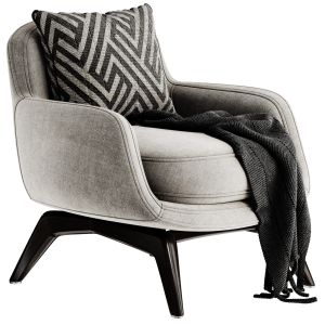 Belt Fabric Armchair By Minotti set 6 color