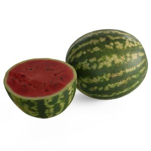 Watermelon And Half