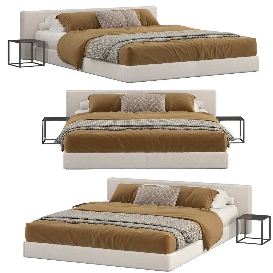 Flexform Ground Bed 3D Model for VRay, Corona | CGMood