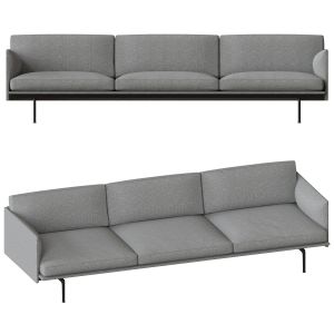 Outline Sofa 3 1,2 Seater
