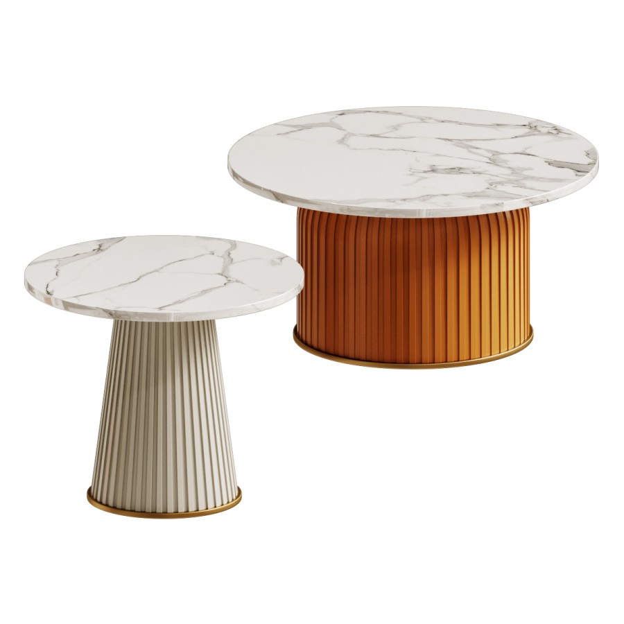 Round Modern Coffee Table 3D Model for Corona | CGMood