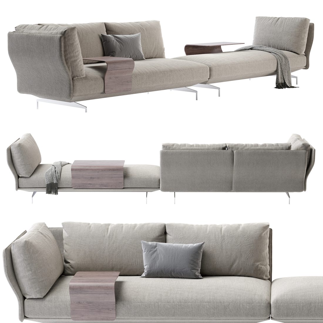 Veilig Fonkeling mouw Sofa Avant Apres By Saba - 3D Model for Corona