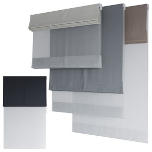 Dual Roman Shades | Day And Night