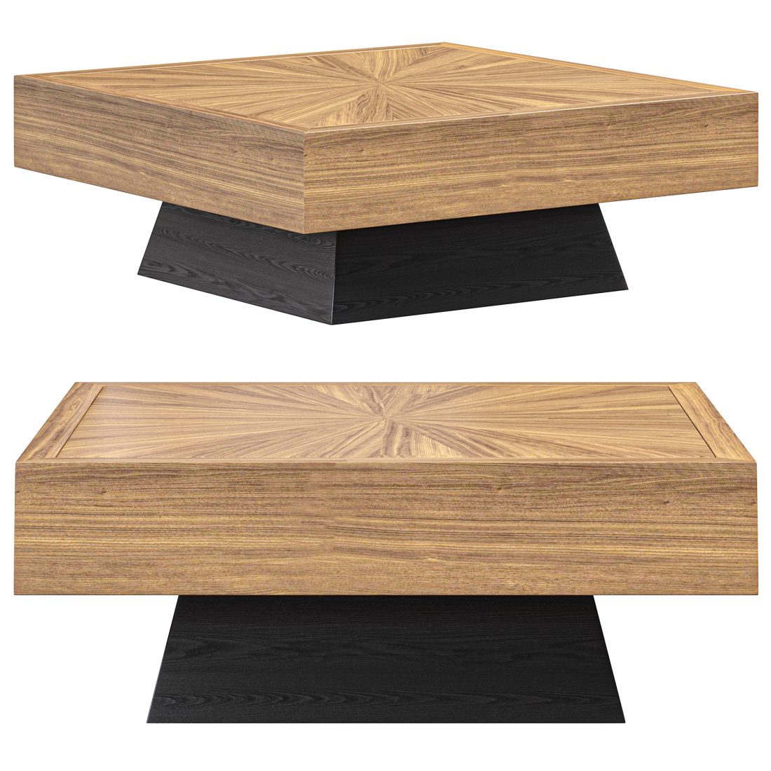 Modern Square Coffee Table By Homary - 3D Model for Corona