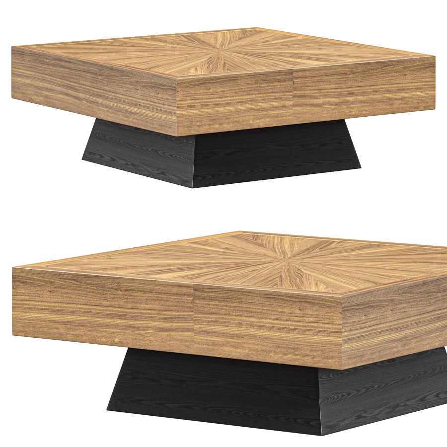 Modern Square Coffee Table By Homary - 3D Model for Corona