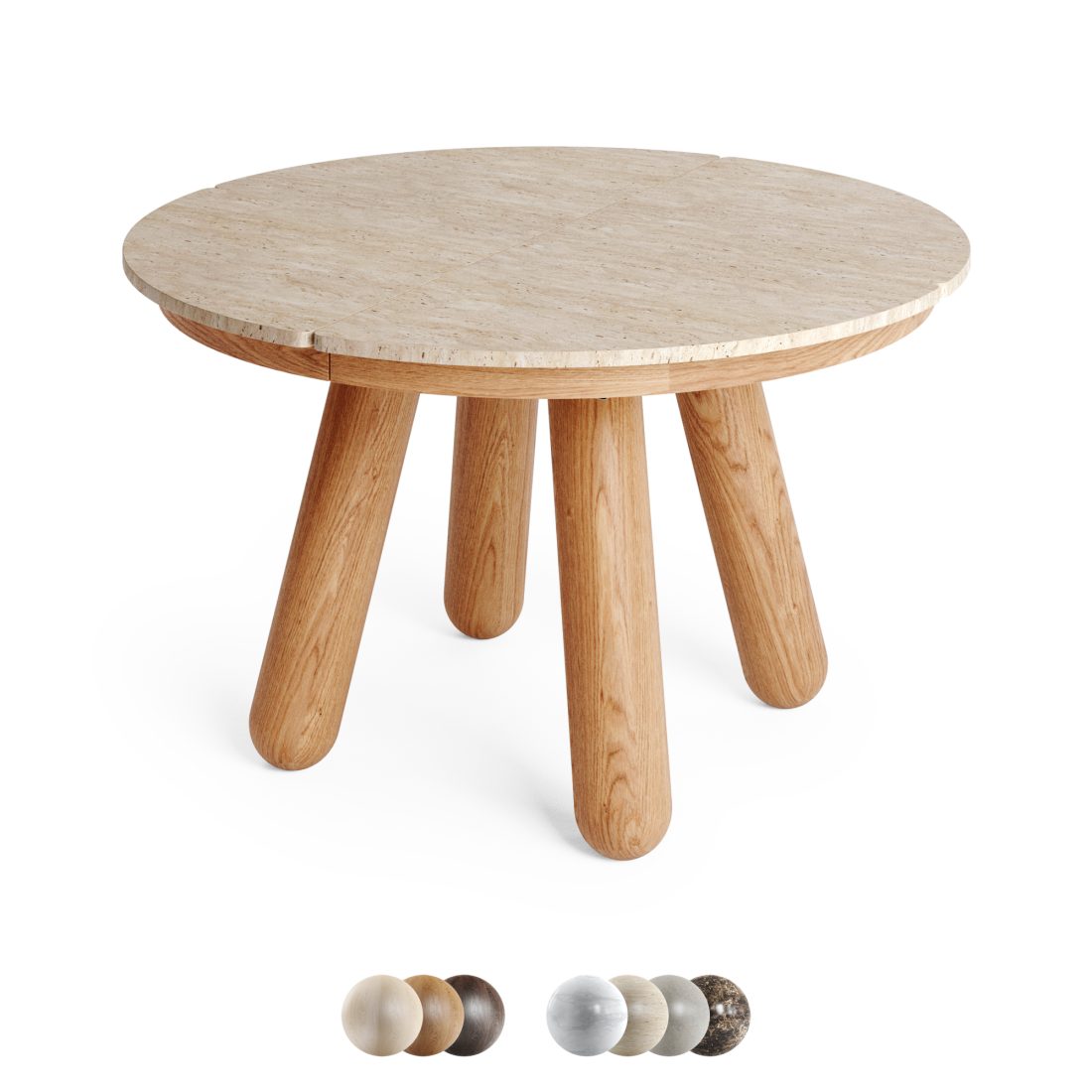 Bolia Dining Table Balance 3D Model for VRay, Corona | CGMood