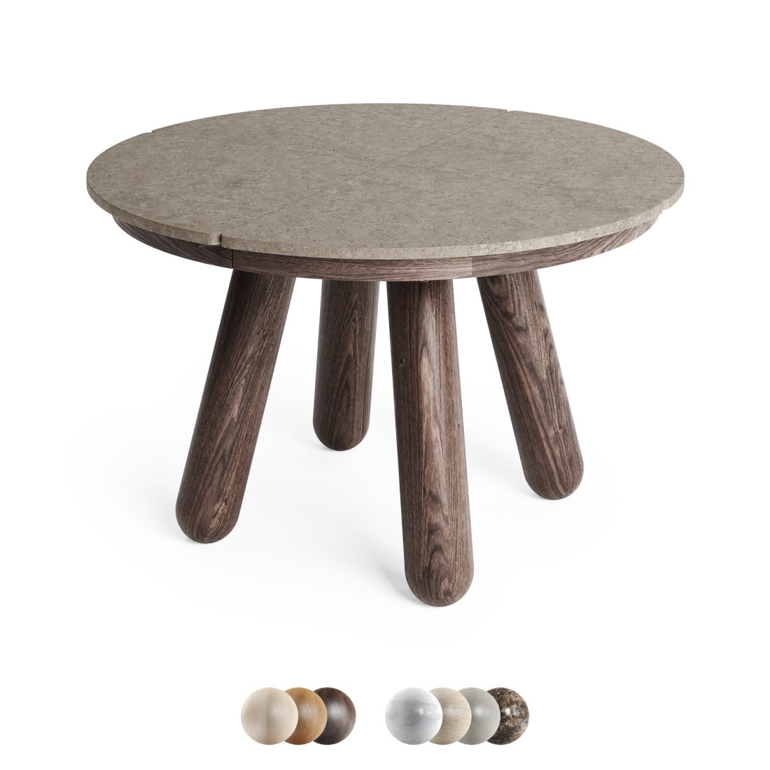 Bolia Dining Table Balance 3D Model for VRay, Corona | CGMood