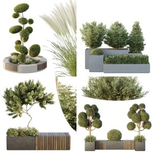 5 Different SETS of Plant Outdoor. SET VOL122