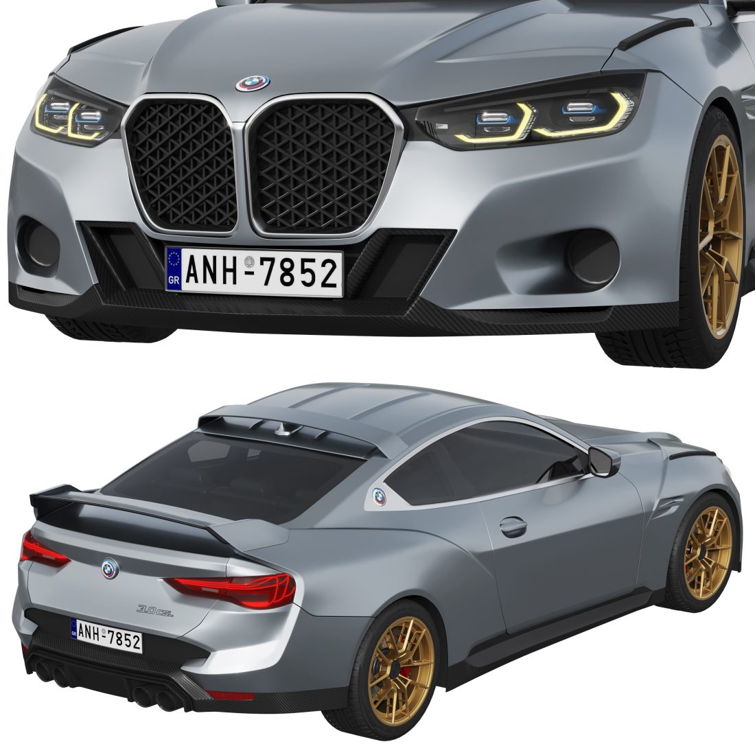 BMW M4 M-Performance (G82) blanche (TrueScale) 1/43e