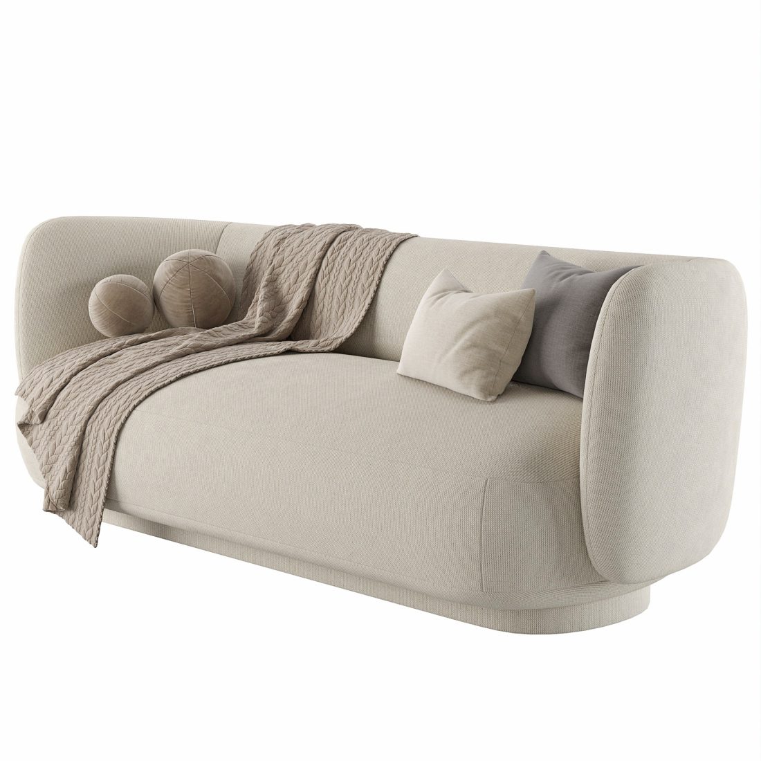 Sofa Lucca 3D Model for VRay, Corona | CGMood