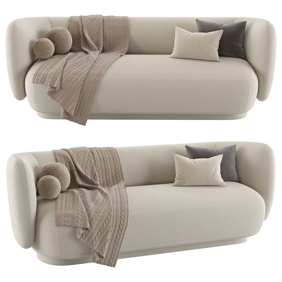 Sofa Lucca 3D Model for VRay, Corona | CGMood
