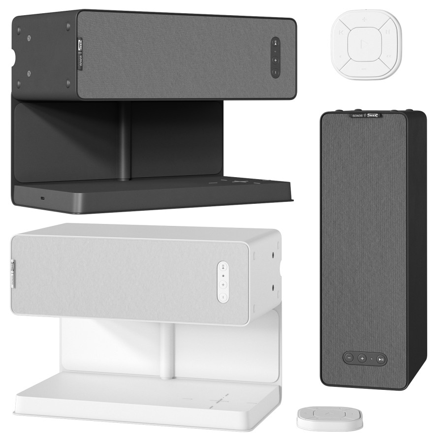 Ikea Symfonisk Speaker With Remote Control 3D Model for VRay