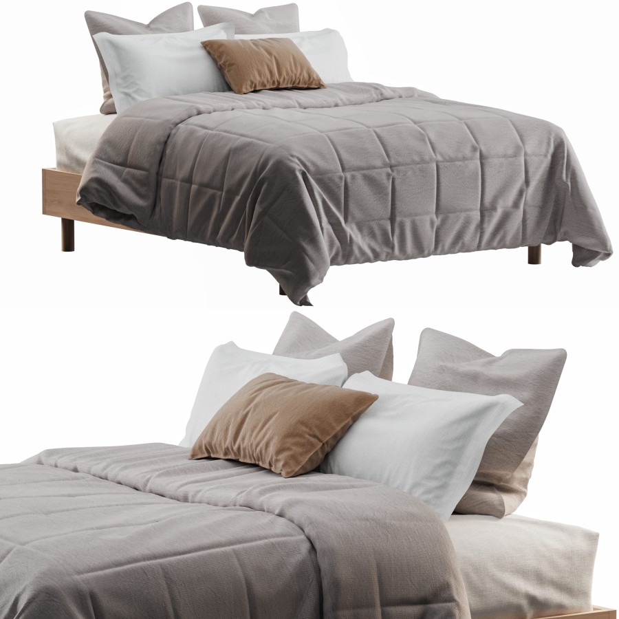 Bed Sheets 04 3D Model for Corona | CGMood